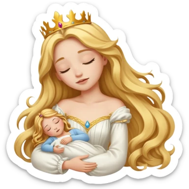 Sleeping Princess  sticker