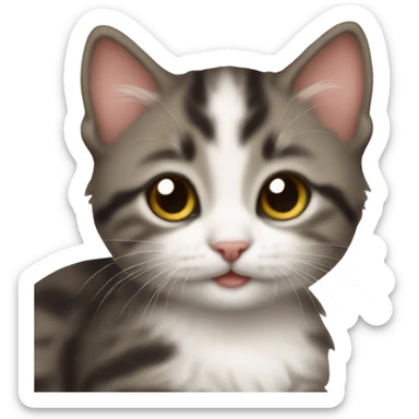 mini kitten  sticker