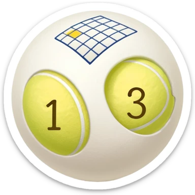 i want to write in emojis padel next week? i currently have this: 🏓🎾⏭️, but i need an emoji for week sticker