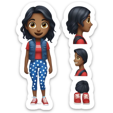 Marinette from Miraculous sticker