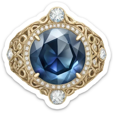 Princess ring sticker