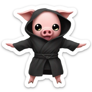 Ninja Fortnite pig sticker