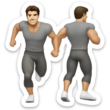 Tom Cruise running sticker