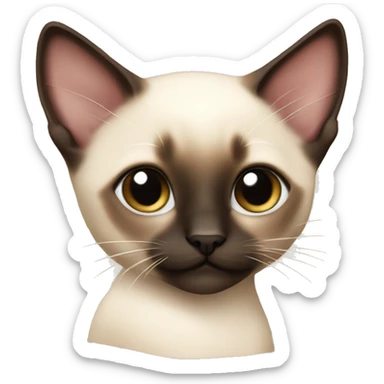 Siamese kitten  sticker
