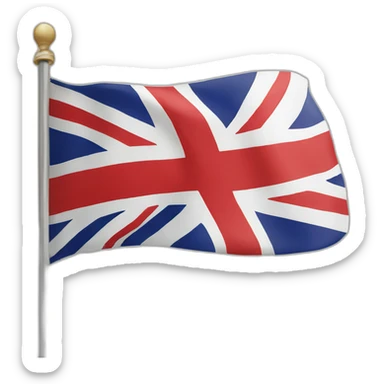 Britain flag sticker