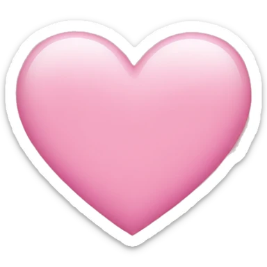 pink heart sticker