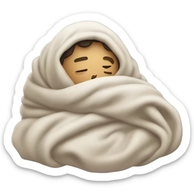 Sleep cold sticker