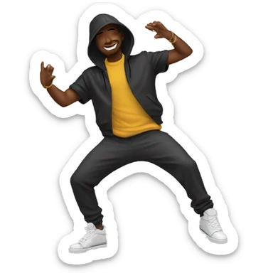 dance hip hop sticker