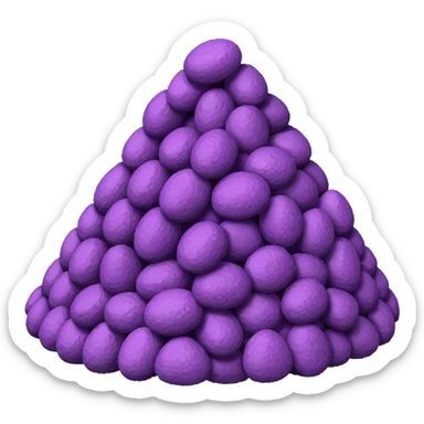 Feed color purple sticker