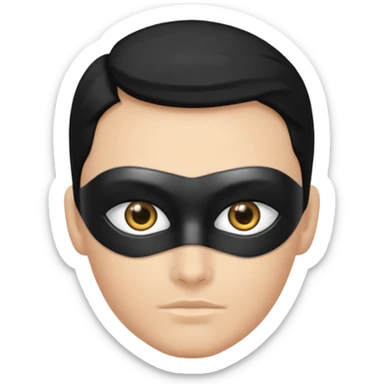 Un super héros qui portait une combinaison noir et argenté avec des symboles du temps dessus. Il a les yeux qui brillent en doré  sticker