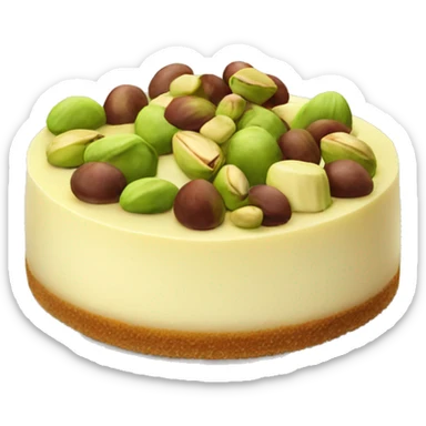 cheesecake with pistachio  sticker