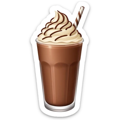Chocolate milkshake  sticker