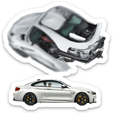 BMW m4 competition  sticker