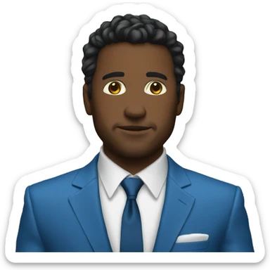 invincible blue suit sticker