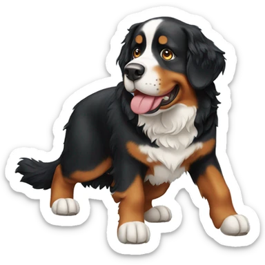 Bernese mountain dog sticker