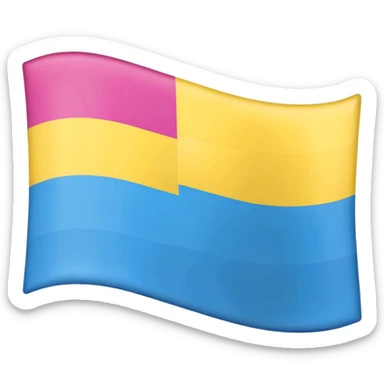 Pansexual flag sticker