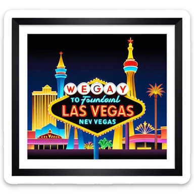 Vegas sticker