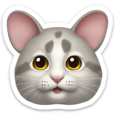 Chat ki souris sticker