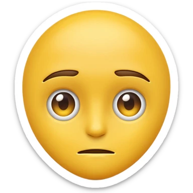 Regular emoji side eye  sticker