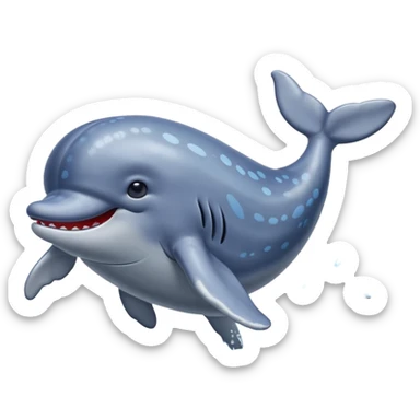 Whale sticker