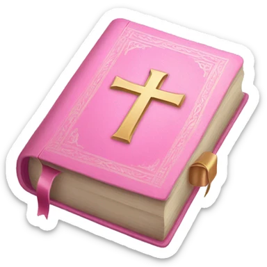 Pink Bible  sticker