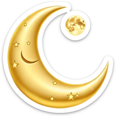 Croissant de lune musulman sticker