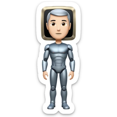 Dafu!?O Titan TV man  sticker