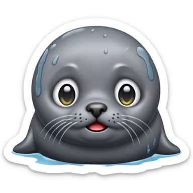 Seal cry sticker