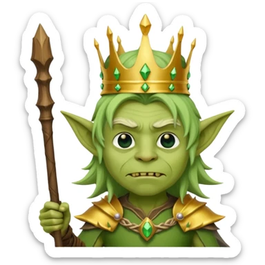 
Goblin king – Crown, staff





 sticker