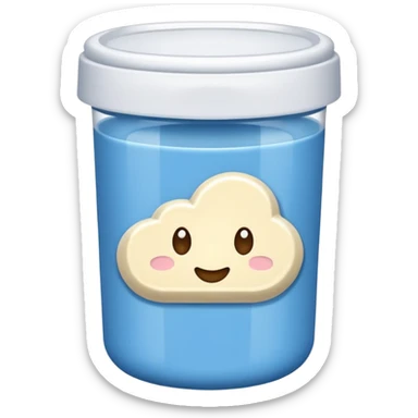 bote de colágeno en polvo sticker