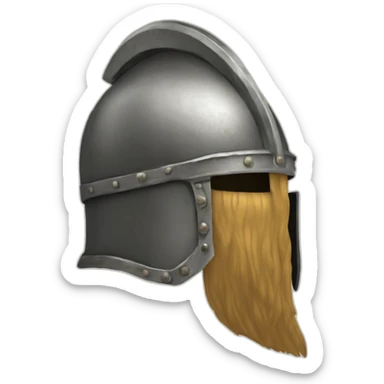 Viking-helmet-history sticker
