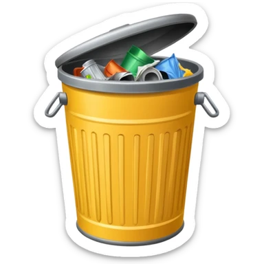 trash can sticker