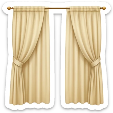 curtains sticker