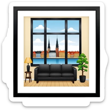copenhagen interior design sticker