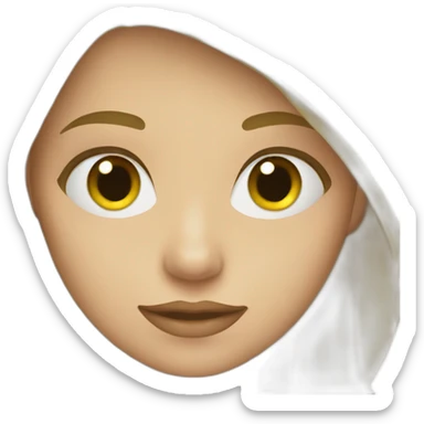 Blonde girl with duck sticker