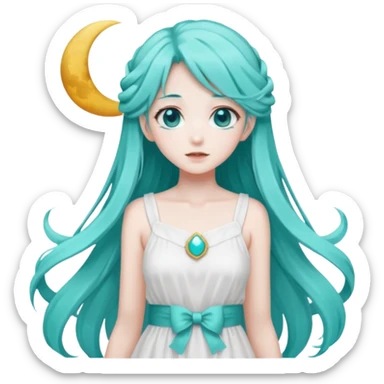 Hazy moon miku sticker