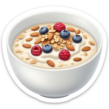 bowl of muesli sticker