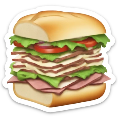 deluxe deli sandwich  sticker