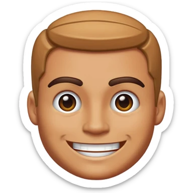 Pixelated gigachad meme emoji sticker