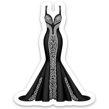 Azzedine Alaïa gala dress sticker