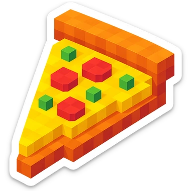 Pizza sticker
