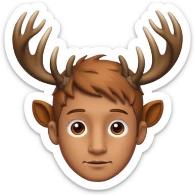 Celtic god Carnunous  sticker