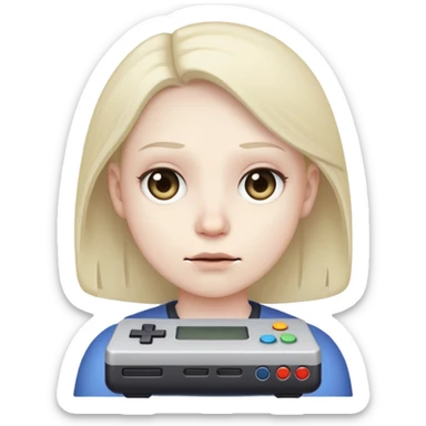 Console con la faccia  sticker