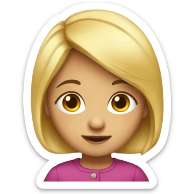 una niña que muestre la comprensión lectora sticker