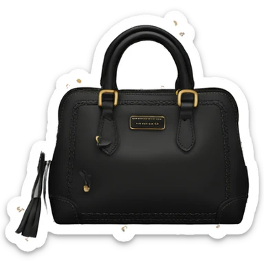 Black marc jacobs detailed purse  sticker
