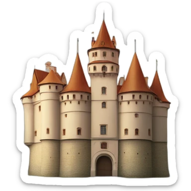 Nesvizh Castle in Belarus sticker
