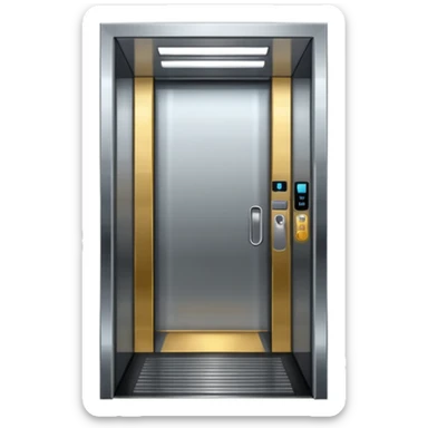 Elevator lift sticker