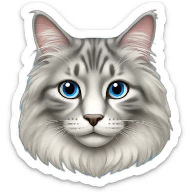 norwegian-forest-cat-blue sticker
