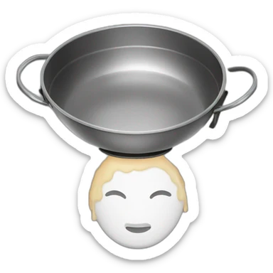 frying wok sticker
