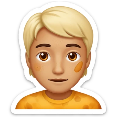 Hyperpigmentation meme sticker